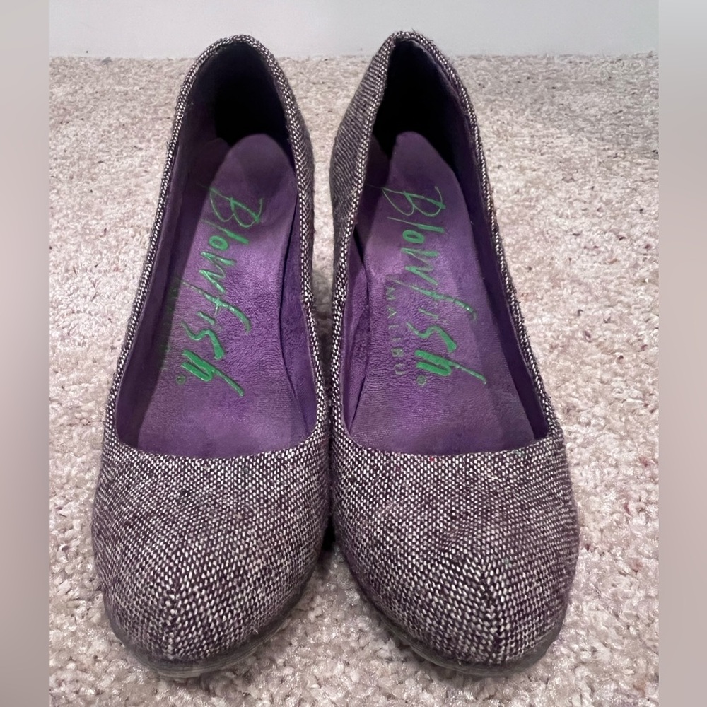 Blowfish Wedges Brown Carnaby Tweed